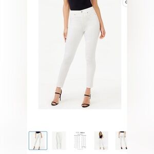 New/Sofia Jeans Women's Rosa Curvy Skinny Super High Rise Topstitch Pocket Jeans